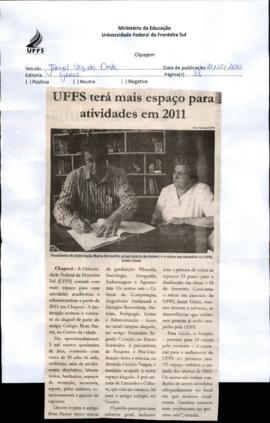 UFFS terá mais espaço para atividades em 2011 - aluguel antigo Bom Pastor