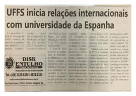 UFFS inicia relações internacionais com universidade da Espanha