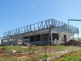 Construção do pavilhão de Patrimônio – Almoxarifado – Laranjeiras do Sul