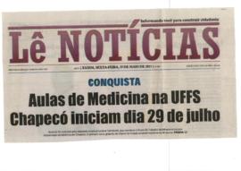 Aulas de Medicina na UFFS Chapecó iniciam dia 29 de julho