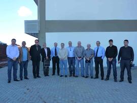 Visita às obras do Campus Chapecó pela gestão da UFFS, ACIC e CDL