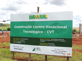 Construção Centro Vocacional Tecnológico - Campus Laranjeiras do Sul