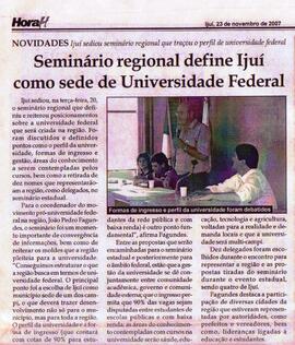 Seminário Regional define Ijuí como sede de Universidade Federal