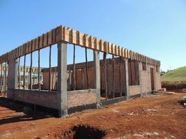 Construção do prédio da Cantina do Campus Laranjeiras do Sul