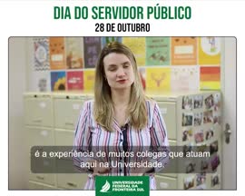 Vídeo Institucional de comemoração do Dia do Servidor Público