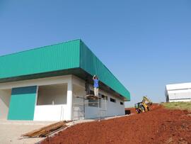 Construção do pavilhão de Patrimônio – Almoxarifado – Laranjeiras do Sul