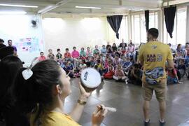 Bateria Trombatuque na Escola Parque Cidadã