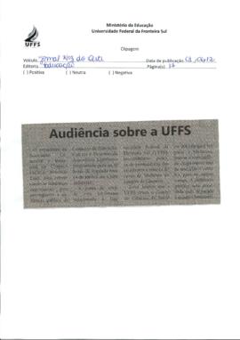 Audiência sobre a UFFS