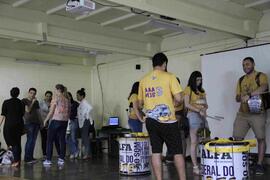 Bateria Trombatuque na Escola Parque Cidadã