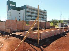 Construção do prédio da Cantina do Campus Laranjeiras do Sul