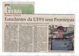 Estudantes da UFFS sem fronteiras