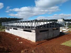 Construção do pavilhão de Patrimônio – Almoxarifado – Laranjeiras do Sul