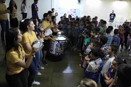 Bateria Trombatuque na Escola Parque Cidadã