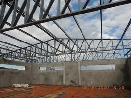 Construção do pavilhão de Patrimônio – Almoxarifado – Laranjeiras do Sul