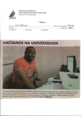Haitianos na universidade