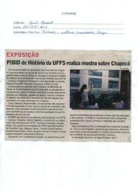 PIBID de História da UFFS realiza mostra sobre Chapecó