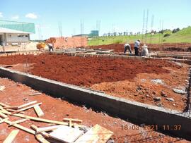 Construção do prédio da Cantina do Campus Laranjeiras do Sul