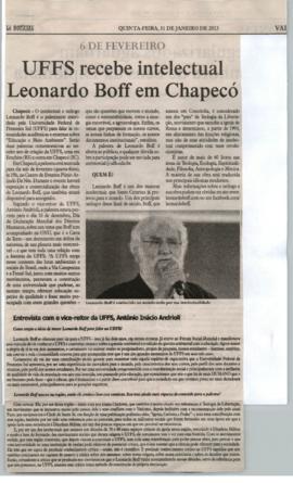 UFFS recebe intelectual Leonardo Boff em Chapecó