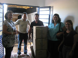 Primeiros livros e biblioteca da UFFS