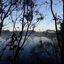 Paisagens de inverno no Campus Chapecó