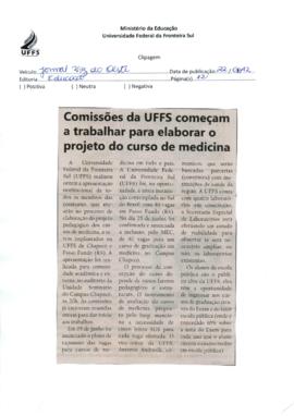 Comissões da UFFS começam a trabalhar para elaborar o projeto do curso de Medicina