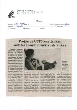 Projeto da UFFS leva técnicas voltadas à saúde infantil a enfermeiras