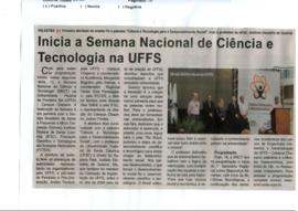 Inicia Semana Nacional de Ciência e Tecnologia na UFFS