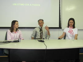 Seminário sobre câncer de mama - Campanha outubro rosa