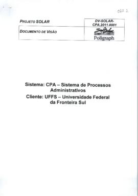 Documento de Visão-Sistema CPA