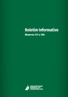 Apresentação Boletins Informativos 251 a 300