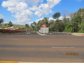 Construção das vias de acesso ao Campus Chapecó