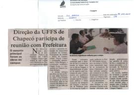 Direção da UFFS de Chapecó participa de reunião com Prefeitura