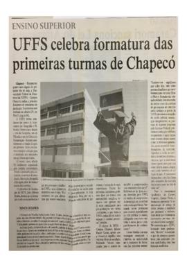 UFFS celebra formatura das primeiras turmas de Chapecó