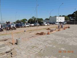 Construção da cobertura de veículos oficiais no Campus Passo Fundo