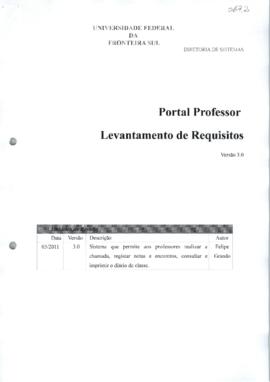 Portal do Professor - Levantamento de Requisitos