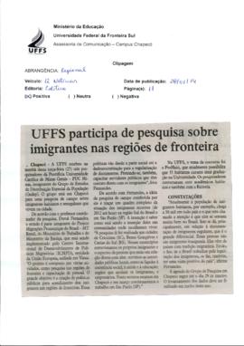 UFFS participa de pesquisa sobre imigrantes nas regiões de fronteira
