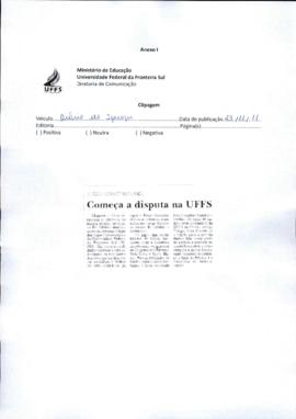Jogos Universitários - começa a disputa na UFFS