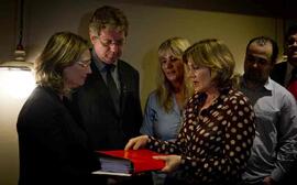 Visita de deputada federal à UFFS