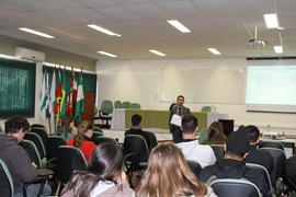 Reunião da Direção e dos estudantes do Campus Chapecó