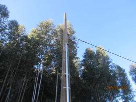 Instalação da rede elétrica - Campus Laranjeiras do Sul