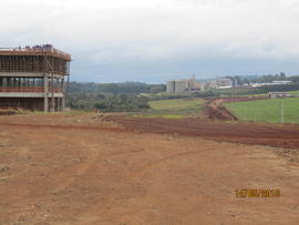 Construção das vias de acesso ao Campus Chapecó