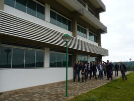 Visita de vereadores às obras do Campus Chapecó